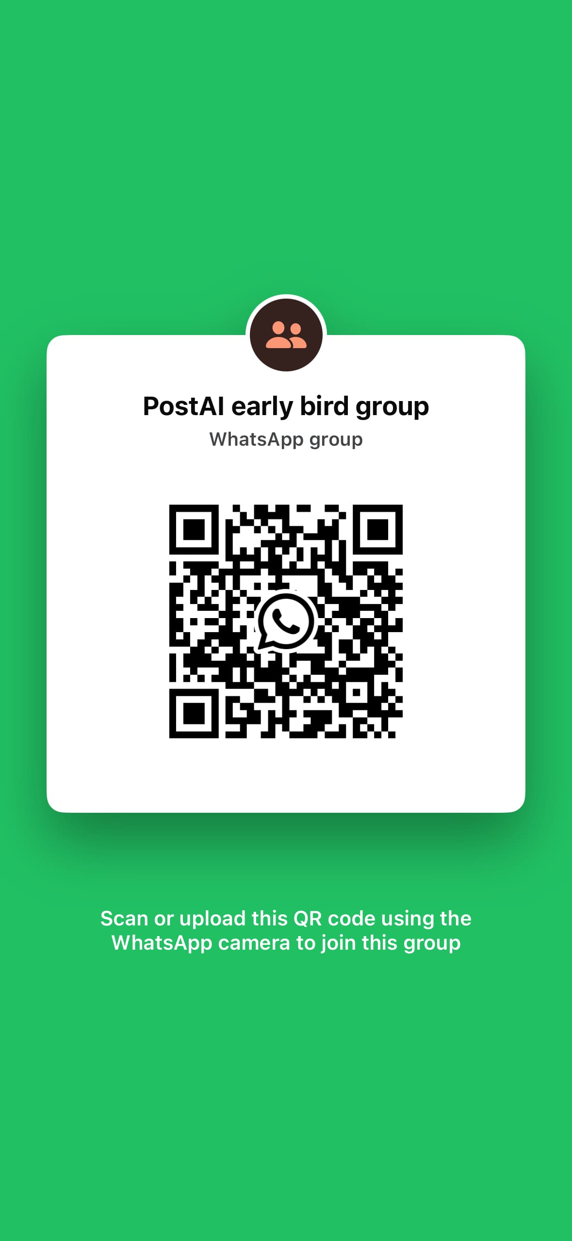 WhatsApp Group QR Code