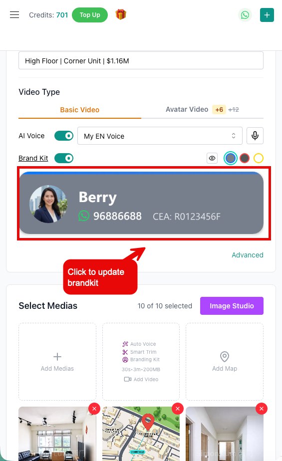 Brand Kit Direct Access