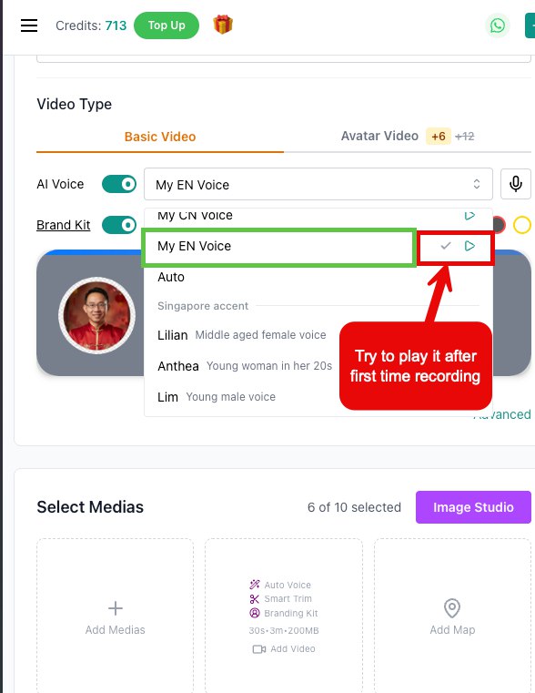 Check Voice Recording