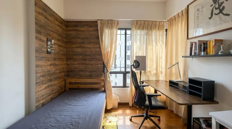 After Wide-Angle Room Reveal - PostAI Enhanced Singapore Property Photo